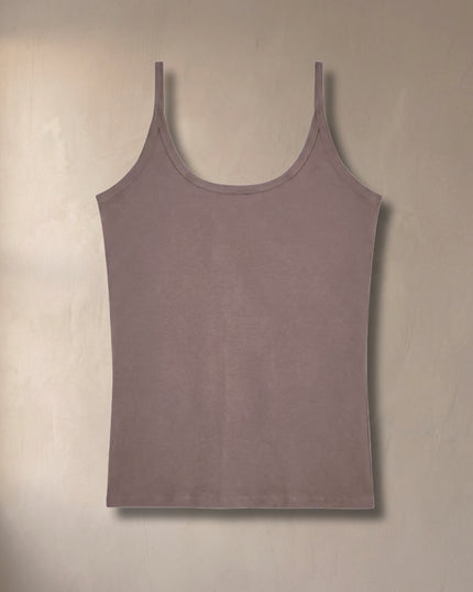 Scoop Tank Long in True Taupe