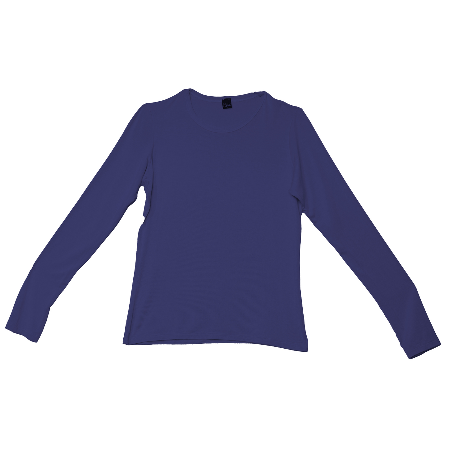 comfy and cozy navy camofleur lounge top