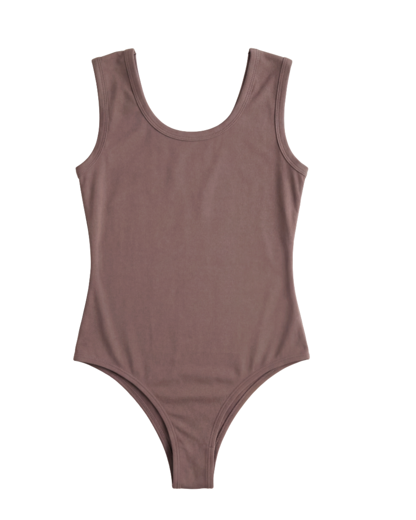 bamboo-cotton taupe bodysuit from camofleur on a white background
