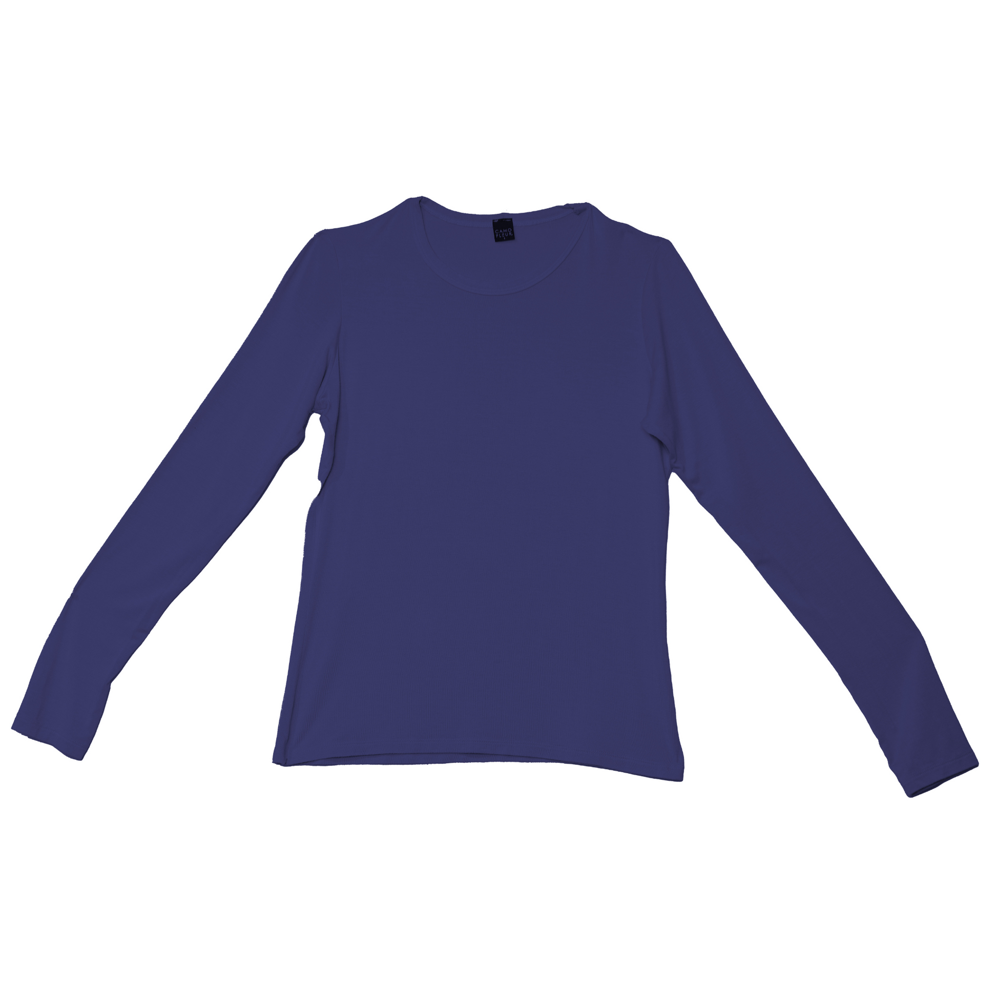 comfy and cozy navy camofleur lounge top 