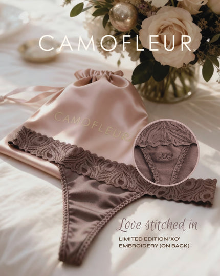 Limited Edition XO Thong + Crop in True Taupe