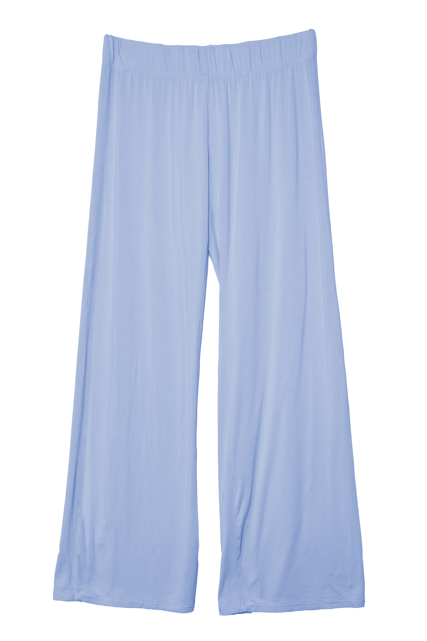 chambray light blue lounge pants from camofleur on a white background