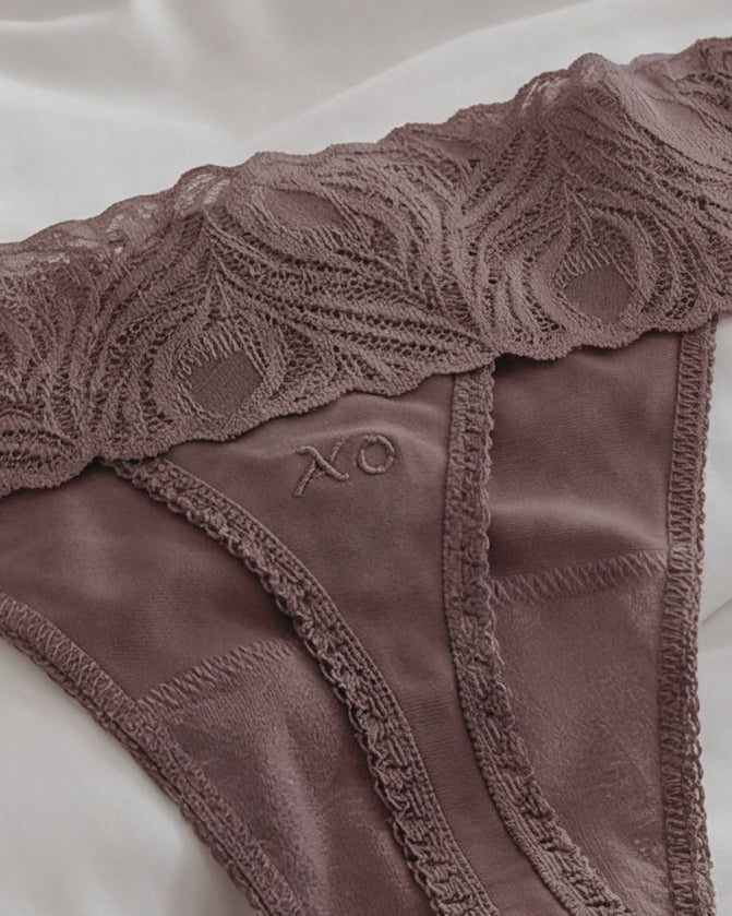 Limited Edition XO Embroidered Thong